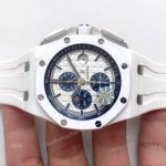 JF Replica Audemars Piguet Royal Oak Offshore Swiss 3126 Watch - White Ceramic Case